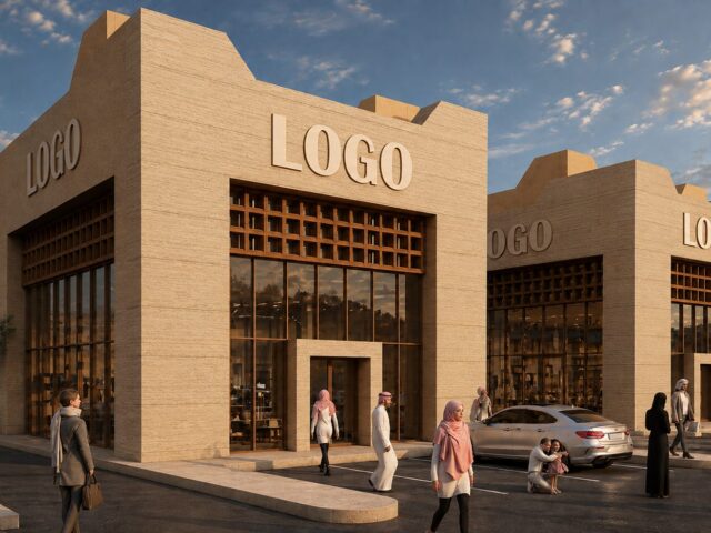 مركز تجاري بطراز نجدي معاصر — حائل — تجاري — أركان المدينة للاستشارات الهندسية