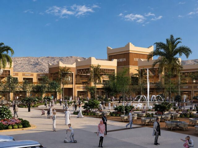 مركز تجاري بطراز نجدي معاصر — حائل — تجاري — أركان المدينة للاستشارات الهندسية