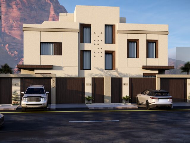 دوبلكس سكني بإطلالة جبلية — حائل — حائل — سكني — أركان المدينة للاستشارات الهندسية