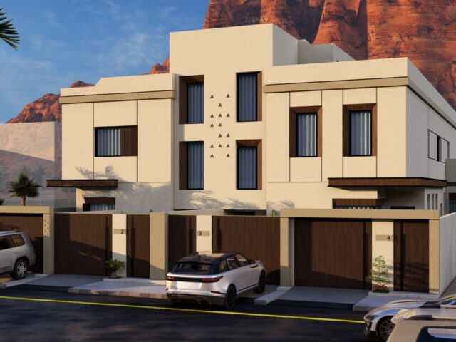 دوبلكس سكني بإطلالة جبلية — حائل — حائل — سكني — أركان المدينة للاستشارات الهندسية
