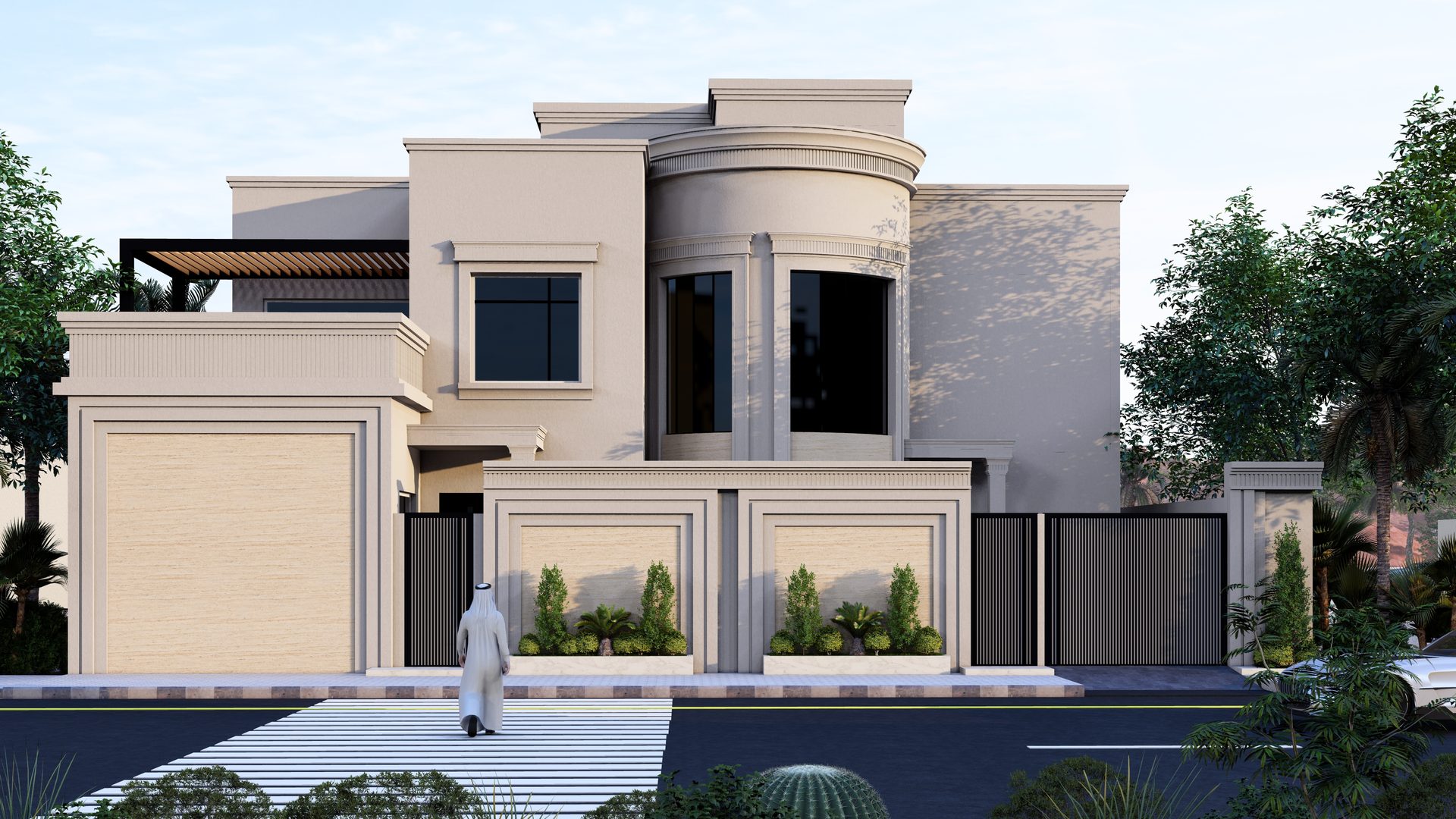 فيلا سكنية بطراز كلاسيكي — القصيم