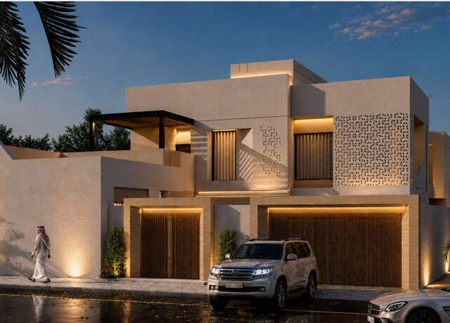 فيلا سكنية فاخرة بطراز نجدي — حائل
