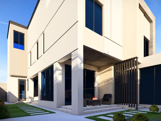 فيلا سكنية بتكسية حجرية — القصيم — القصيم — سكني — أركان المدينة للاستشارات الهندسية