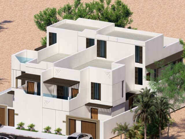فيلا سكنية بيضاء — القصيم — القصيم — سكني — أركان المدينة للاستشارات الهندسية