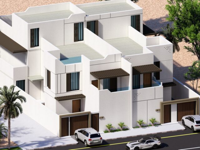 فيلا سكنية بيضاء — القصيم — القصيم — سكني — أركان المدينة للاستشارات الهندسية